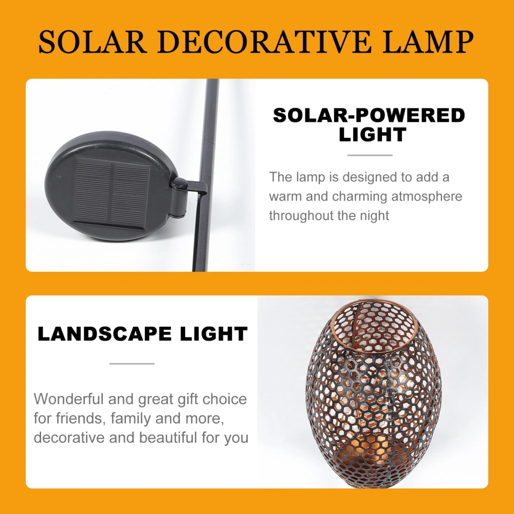 LED Solar Outdoor Light Lawn Stake Lamp Waterproof Garden Lamp Decoration