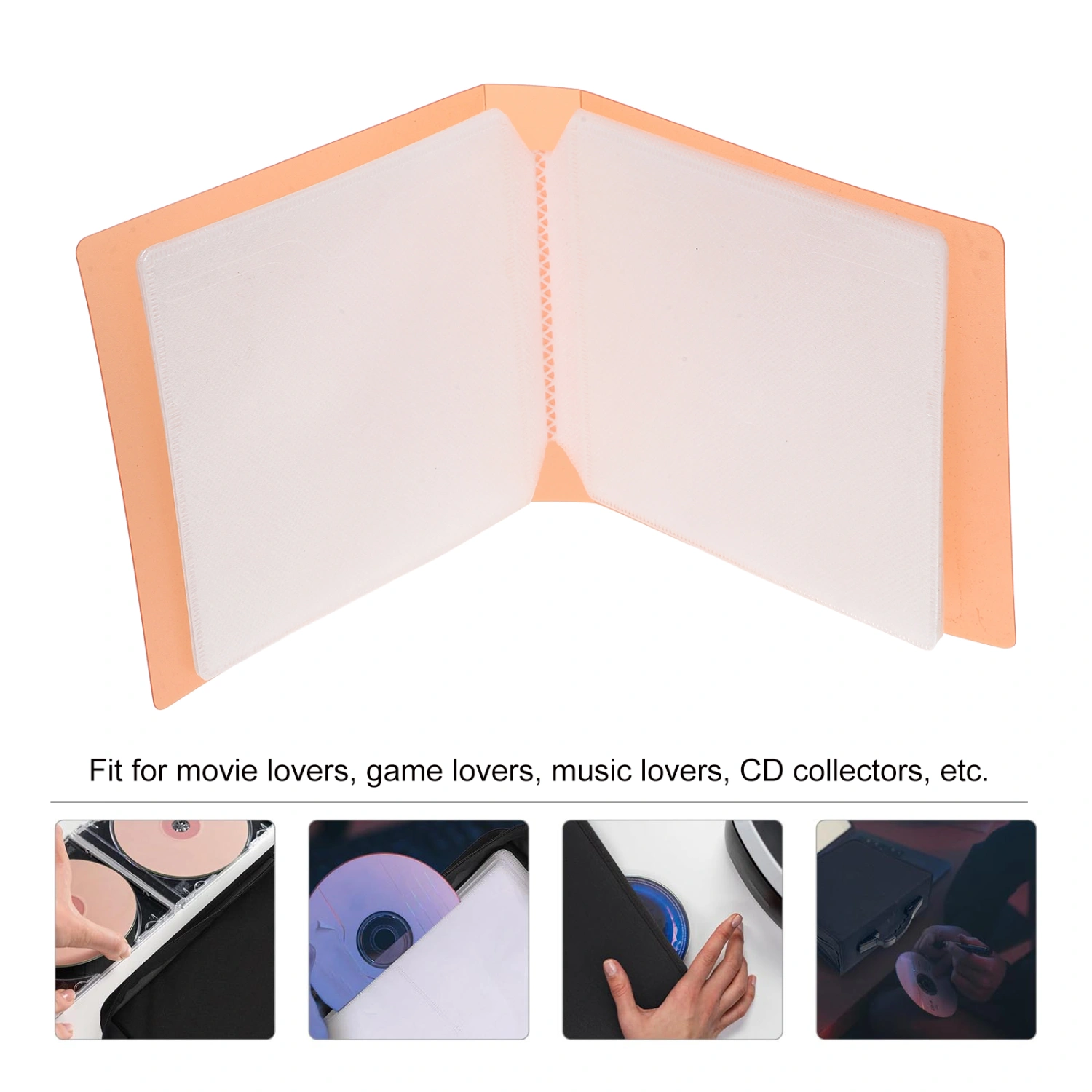 CD Binder CD Insert Sheets Storage Binder CD Organizer CD Storage Container CD Album