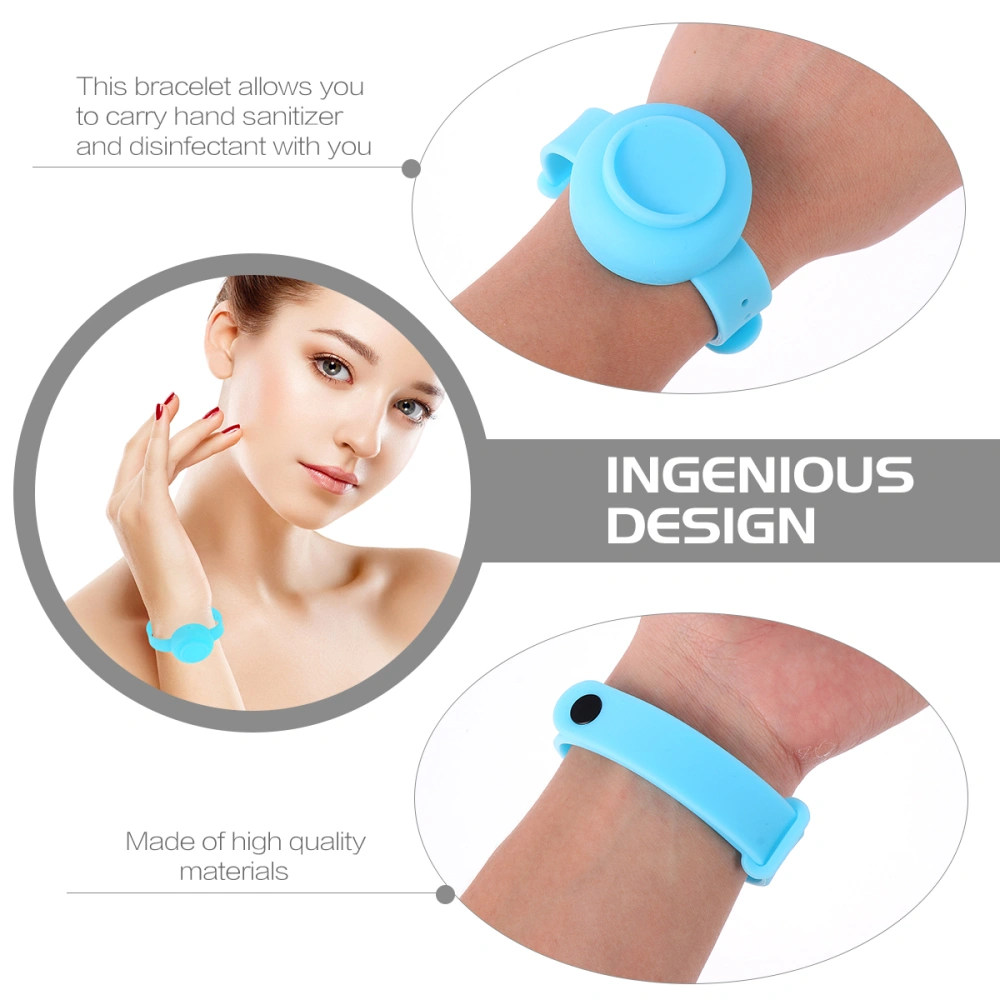 Silicone Wristband Hand Sanitizer Bracelet Disinfectant Dispenser Wristband