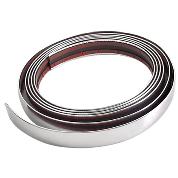 13m*21mm Flexible Auto Car DIY Moulding Trim Strip Protector Bumper Guard for Window Bumper Grille (Silver)