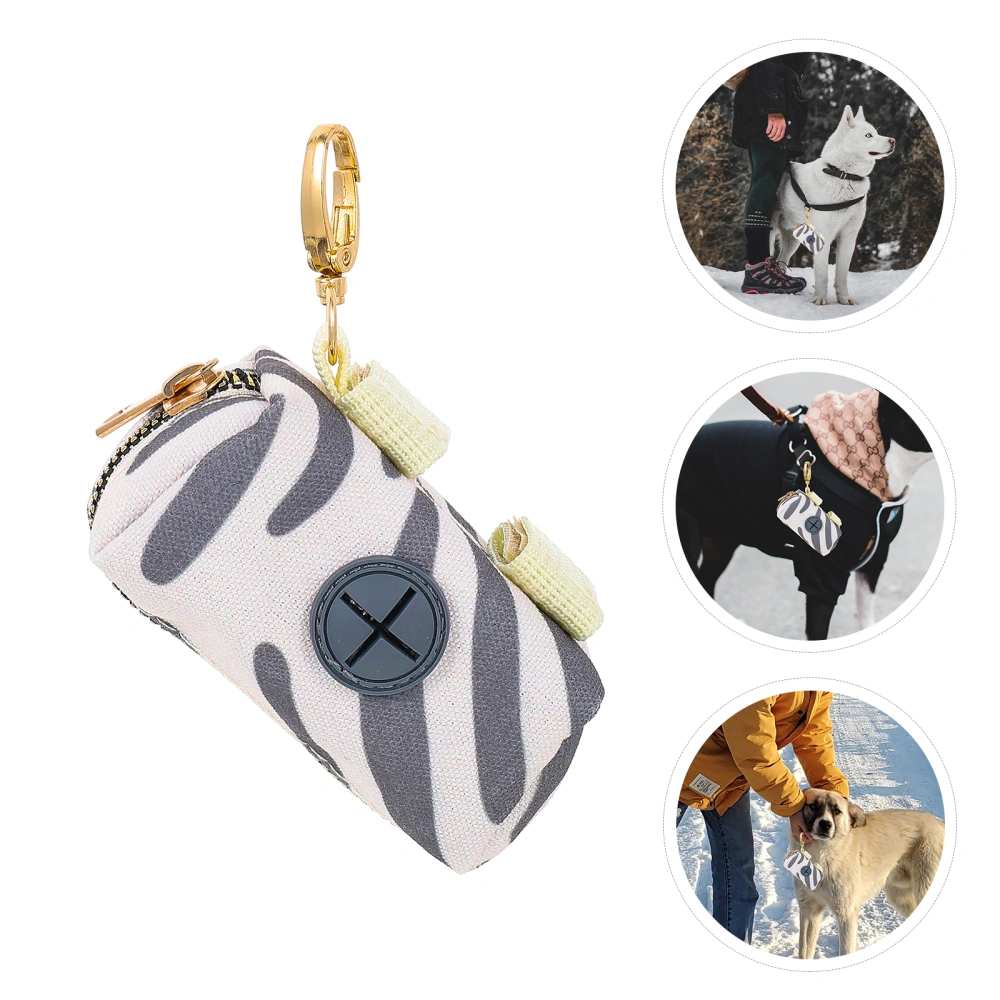 Dog Poop Bag Dispenser Polyester Poop Bag Holder Portable Puppy Treat Bag Carrier