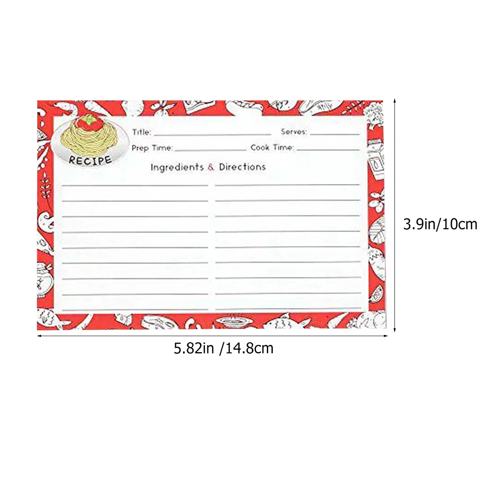 50Pcs Recipe Cards House Recipe Cards Kraft Recipe Cards Cookbook Cards Diy Cookbook Cards