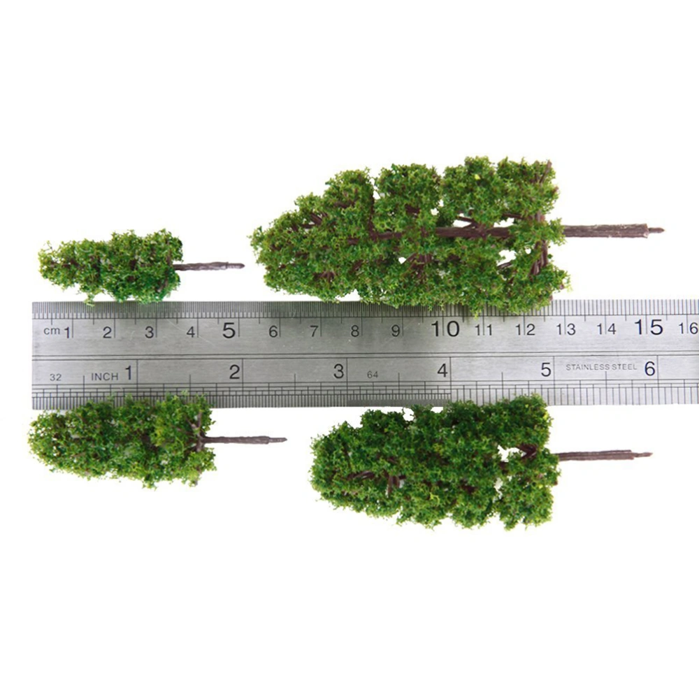 20pcs 1:100-1:300 Scenery Landscape Model Trees (Green)