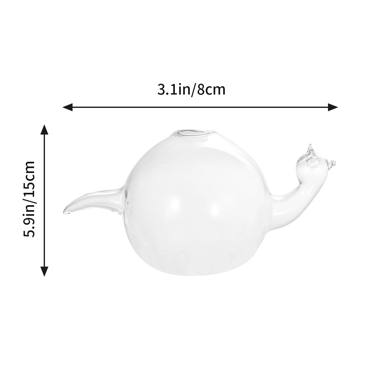 1Pc Snail Shape Handmade Glass Vase Flower Container Plant Vase Snail Bowl Glass Vase Decorative Flower Vase Random Style