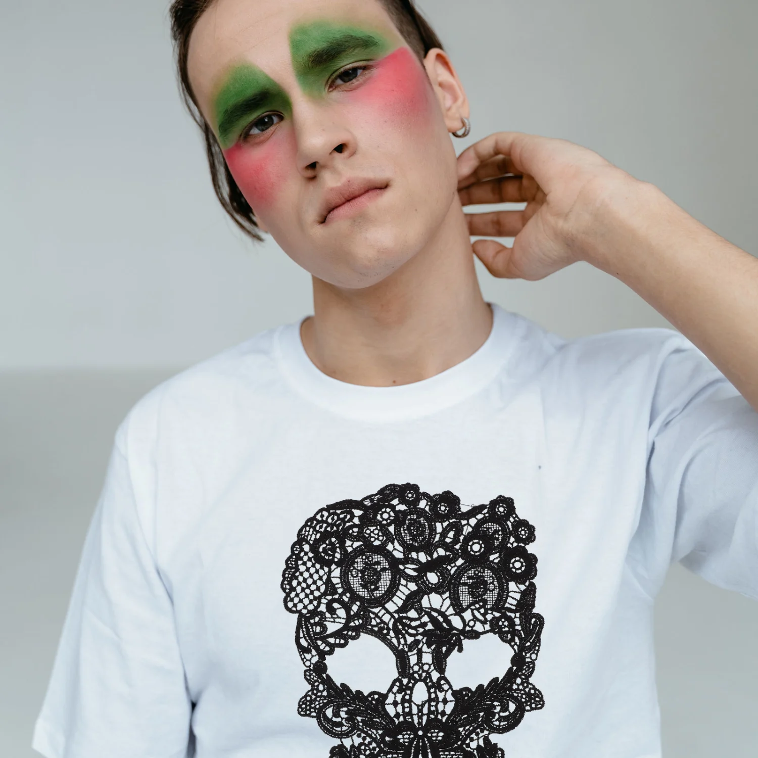Skull Head Embroidered Clothes Patch Skull Style Applique DIY Clothes Supply