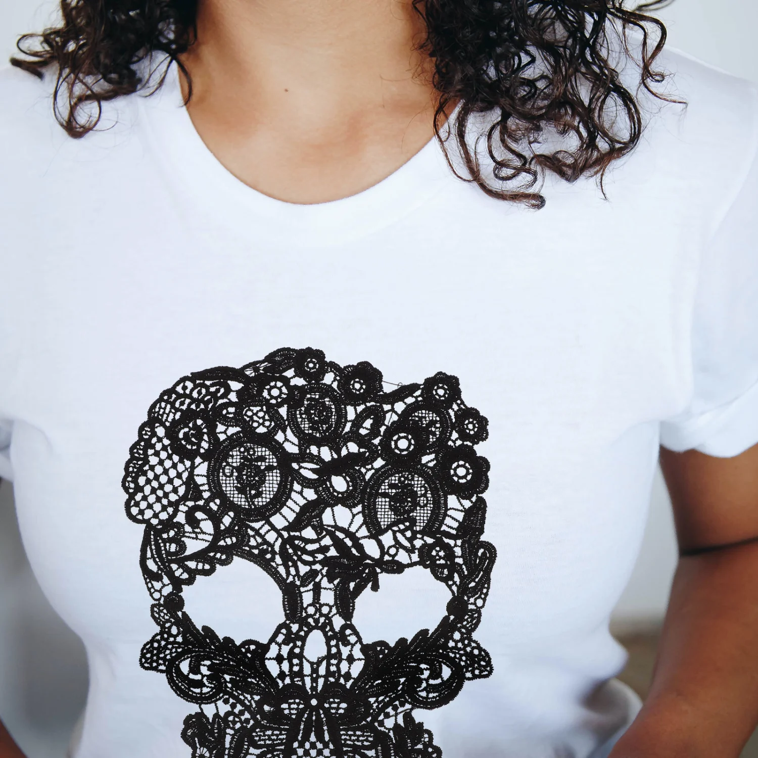 Skull Head Embroidered Clothes Patch Skull Style Applique DIY Clothes Supply