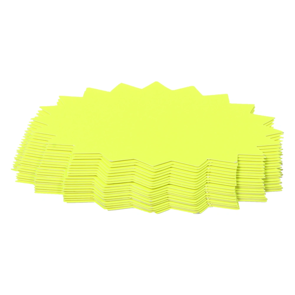 80pcs Starburst Shaped Price Sign Price Labels Price Tags Price Display Paper