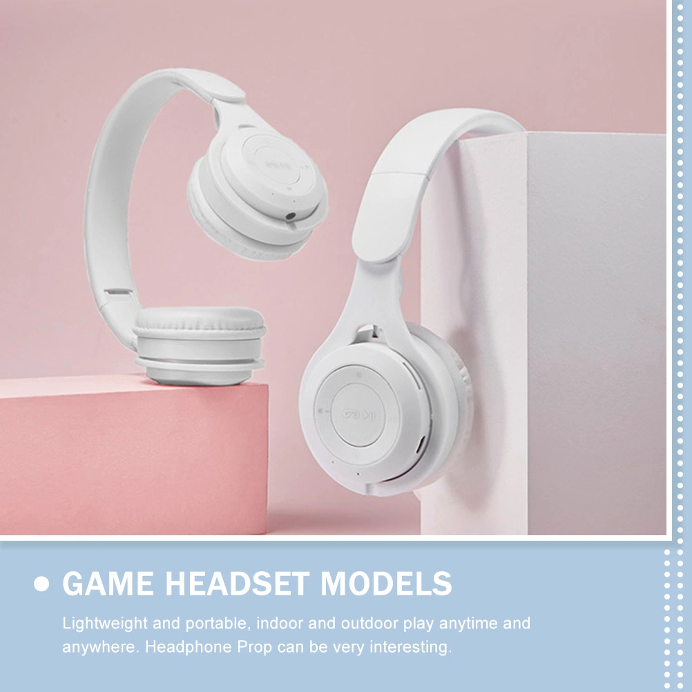 Fake Headphone Realistic Headphone Performance Prop Headset Model Fake Headset