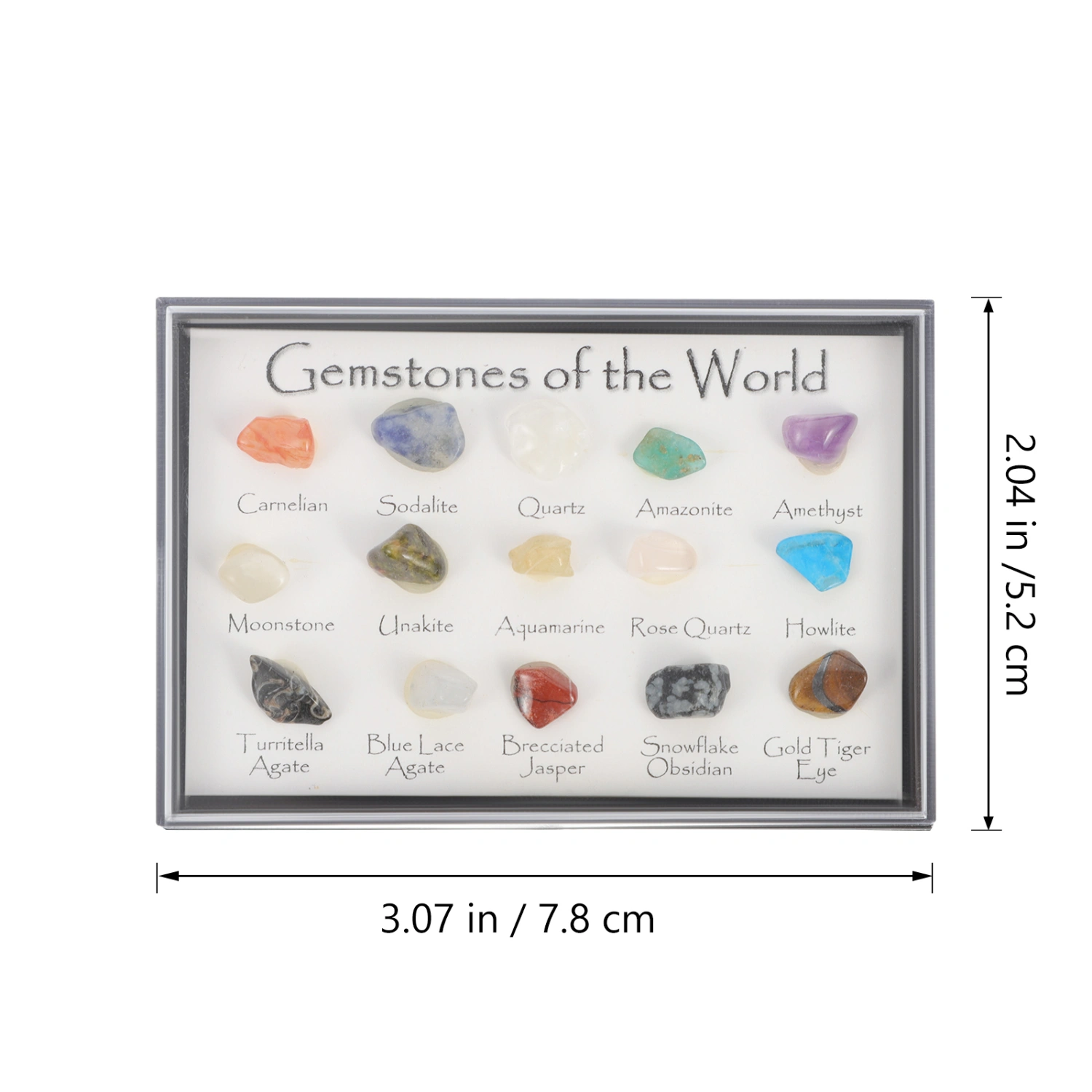 1 Box Mini Energy Meteorite Gemstone Specimen Natural Crystals Teaching Samples