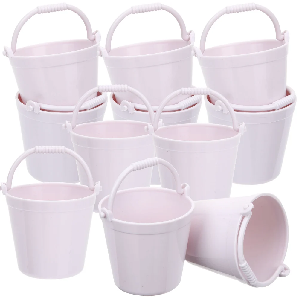 15Pcs Miniature Buckets Small Buckets Toys Miniature Gardening Buckets Party Favors