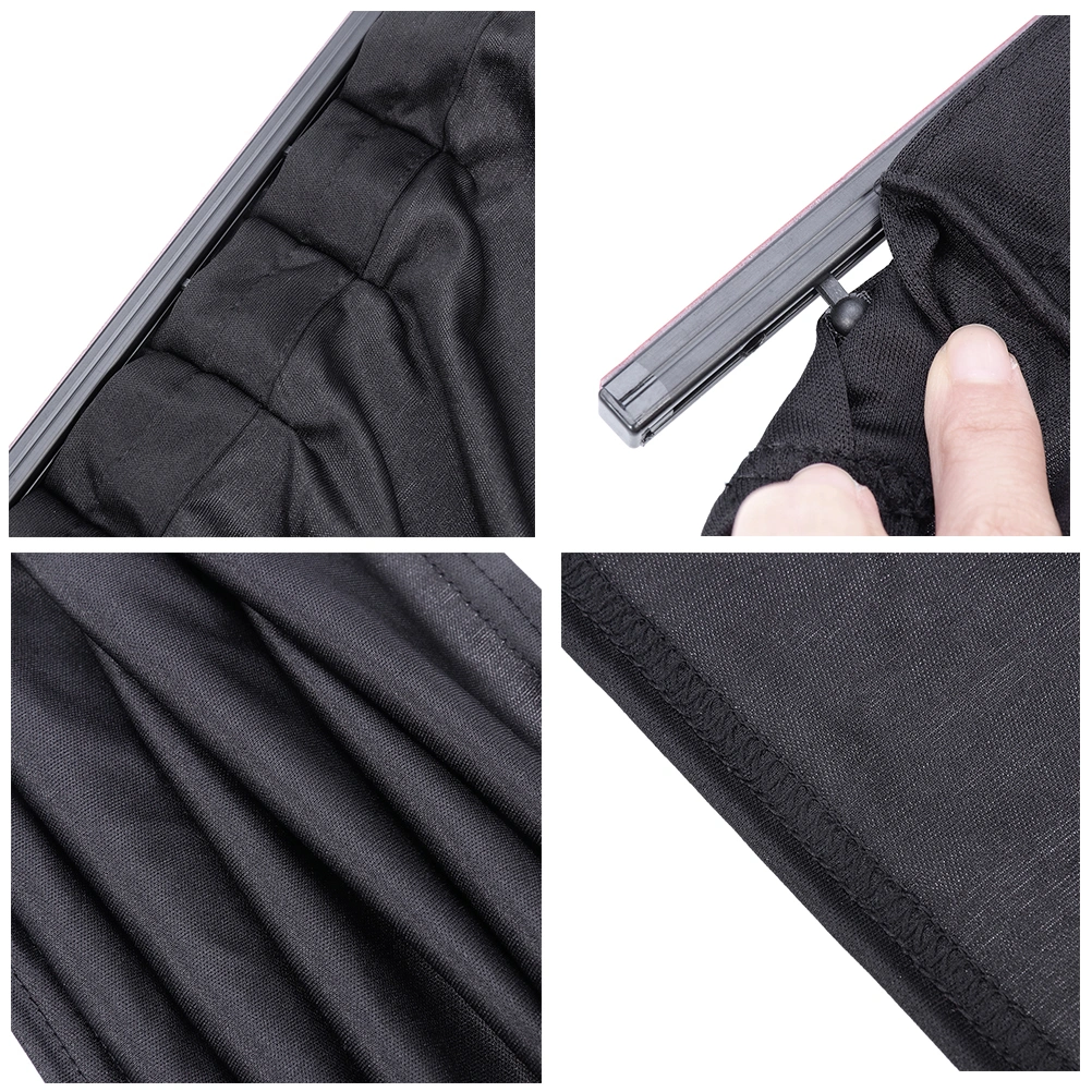 2pcs Car Side Window Sun Shades Car Privacy Protection Covers Blinds Curtains