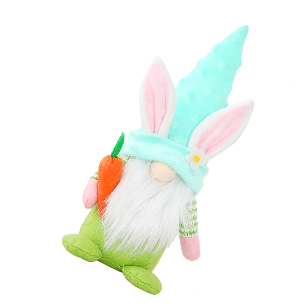 1pc Easter Home Decor Lovely Elf Rabbit Gnome Doll Decorative Home Adornment