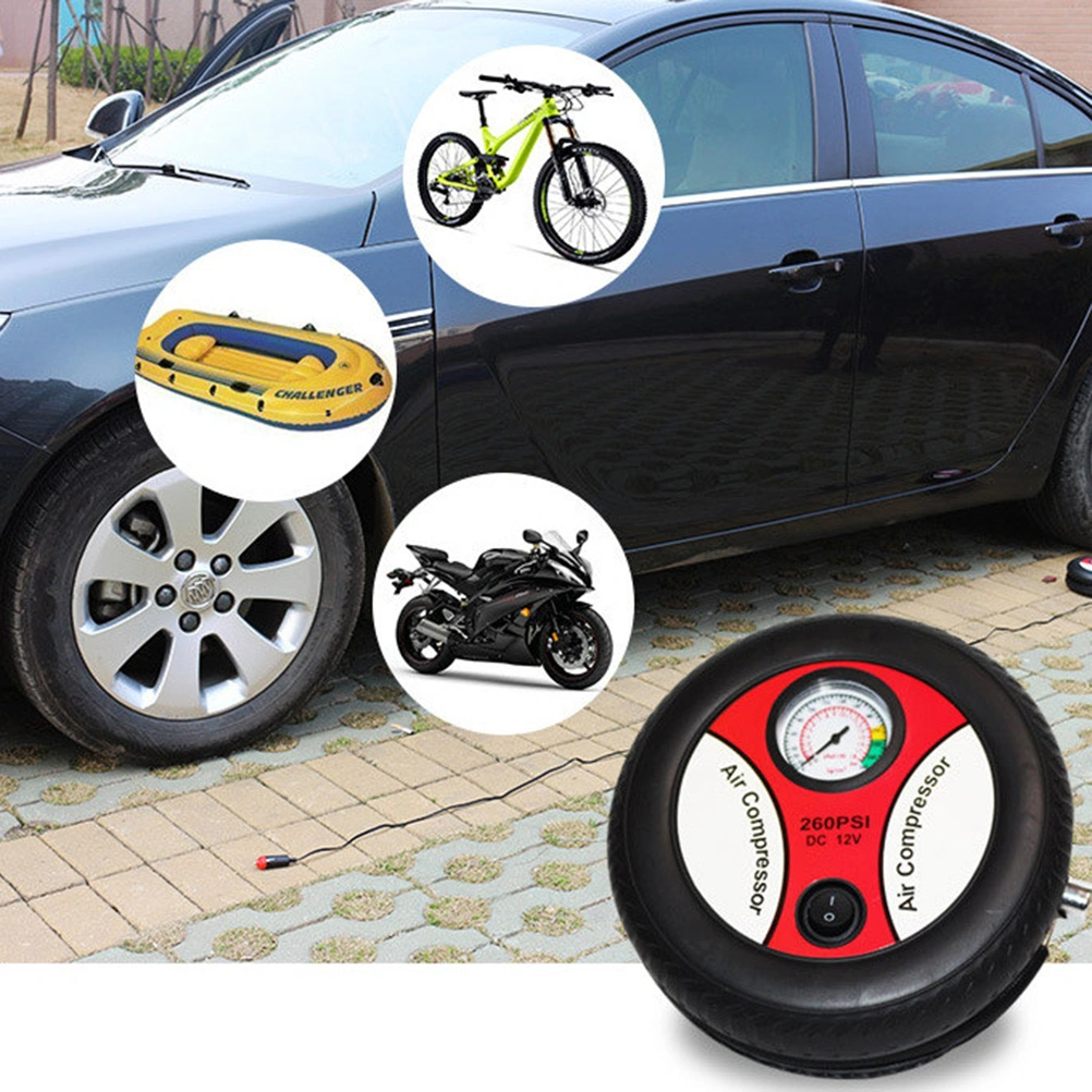 260PSI DC 12V Air Compressor Pump Portable Tire Inflator for Car