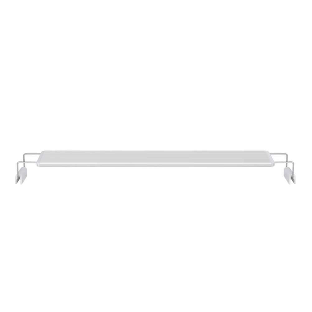 Creative Four Row LED Aquarium Light Aquatic Plant Lighting Waterproof Clip-on Lamp with US Plug A200 White Blue