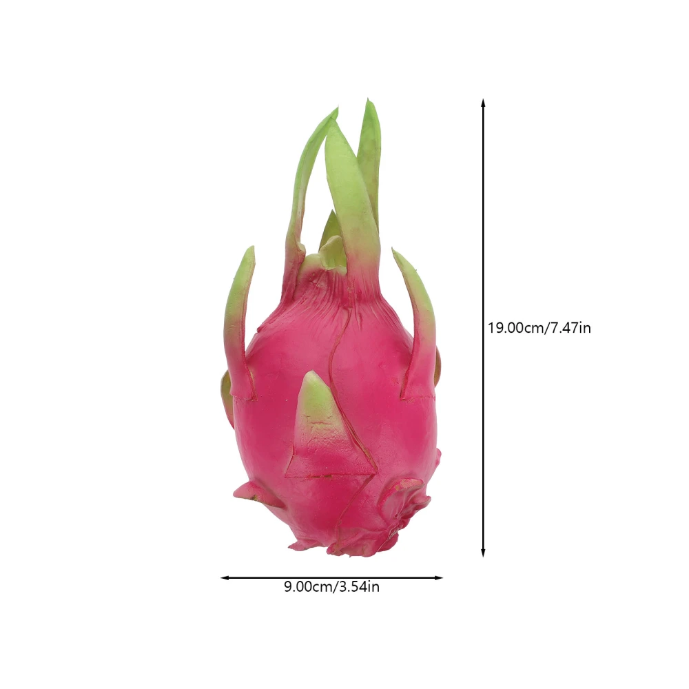 1pc Realistic Pitaya Model Decorative Fruit Model Photo Prop Simulated Fruit