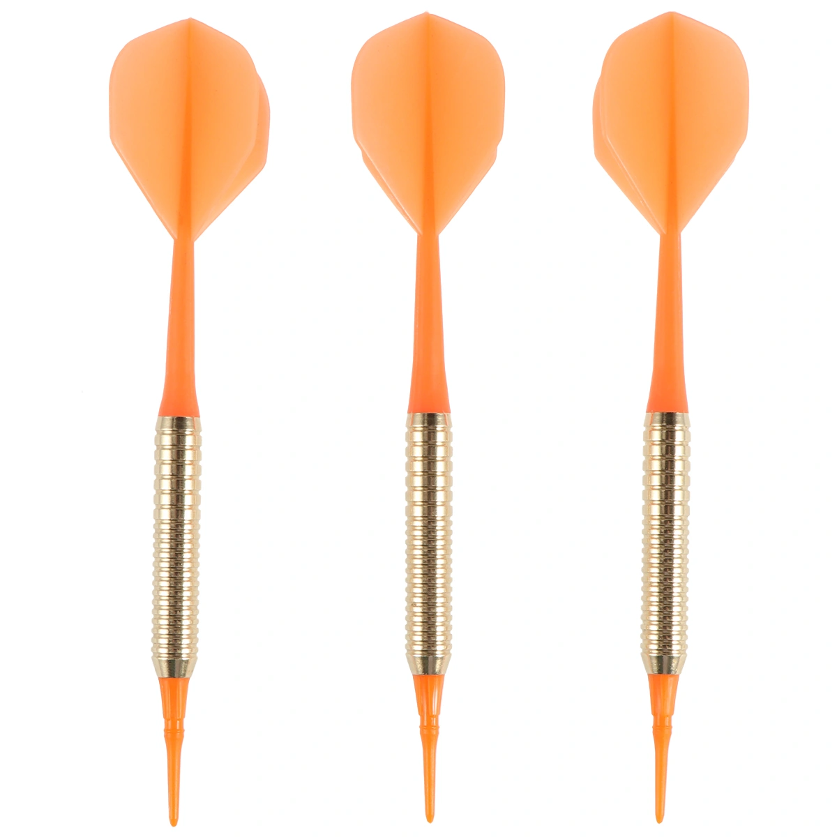 3PCS Practice Pin-type Darts 15g Professional Darts Copper Flights Darts Sports Supplies for Man Woman (Orange)