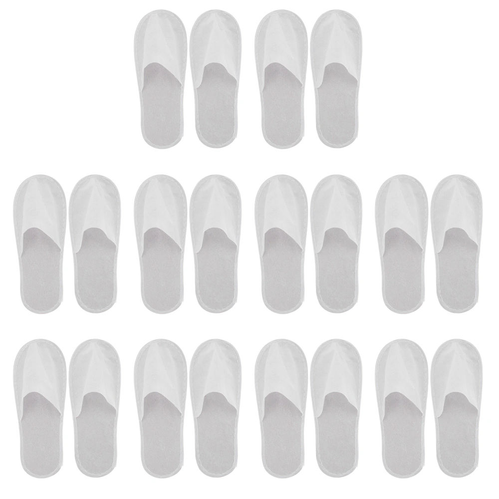 30 Pairs Disposable Slippers Hotel Guest Slippers Salon Indoor Hotel Shoes