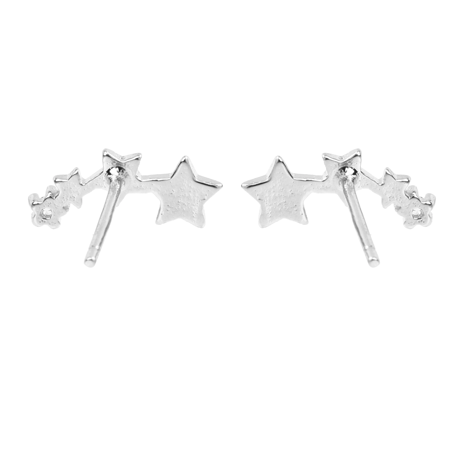 1 Pair Women Star Earring Studs Star Earrings Jewelries Silver Earring Studs