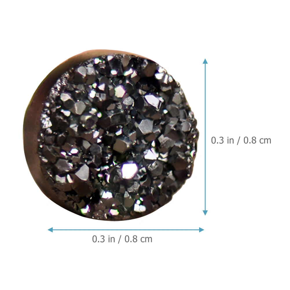 1 Pair Crystal Stud Earrings Tiny Ear Studs Magnetic Non Piercing Earrings for Women Men