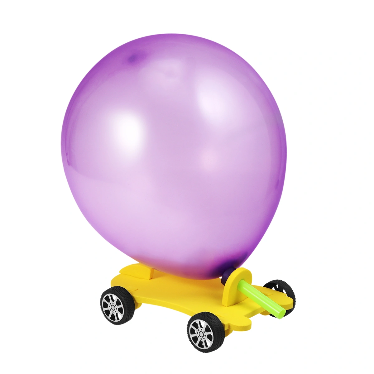 TOYMYTOY Scientific DIY Balloon Car Children's Educational DIY Assembly Model Toys Set for Kids