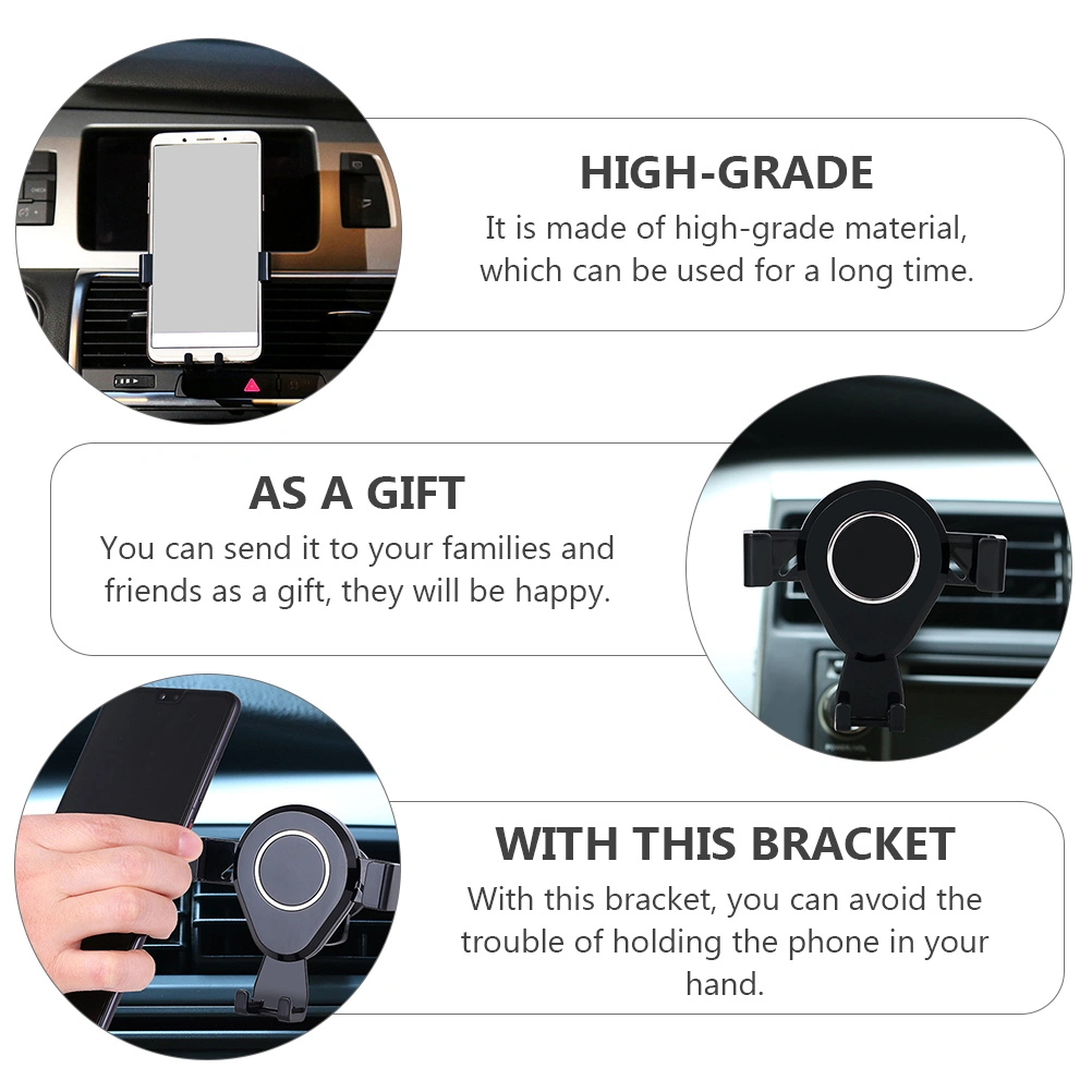 1pc Car Cell Phone Bracket Practical Car Phone Rack Auto Air Vent Phone Holder