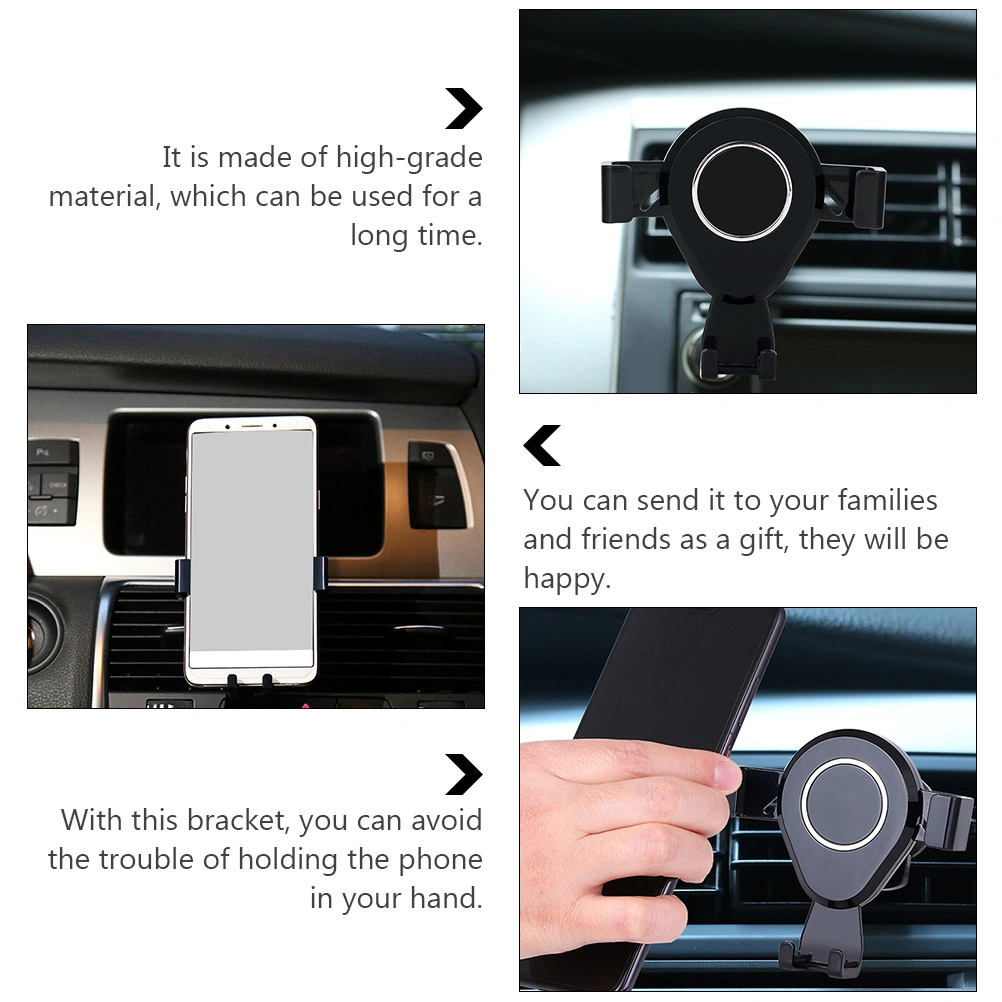 1pc Car Cell Phone Bracket Practical Car Phone Rack Auto Air Vent Phone Holder