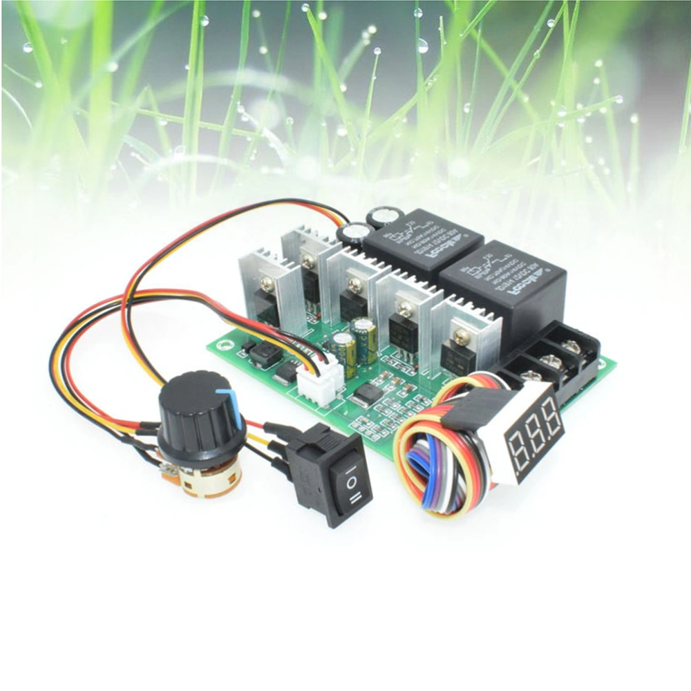 12V 24V 40A Motor Controller PWM Adjustable Reversible Motor Driver Switch