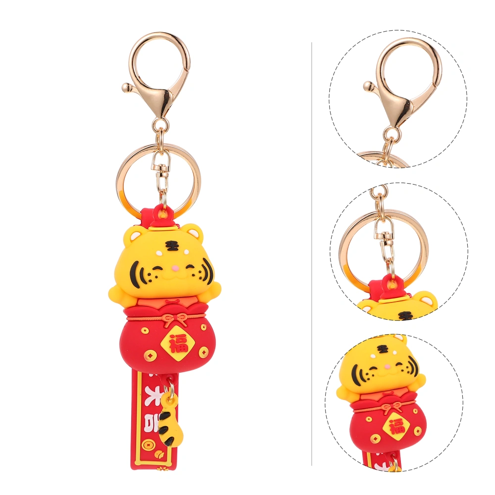 Key Chain Pendant Tiger Doll Design Bag Hanging Pendant Key Rings Pendant