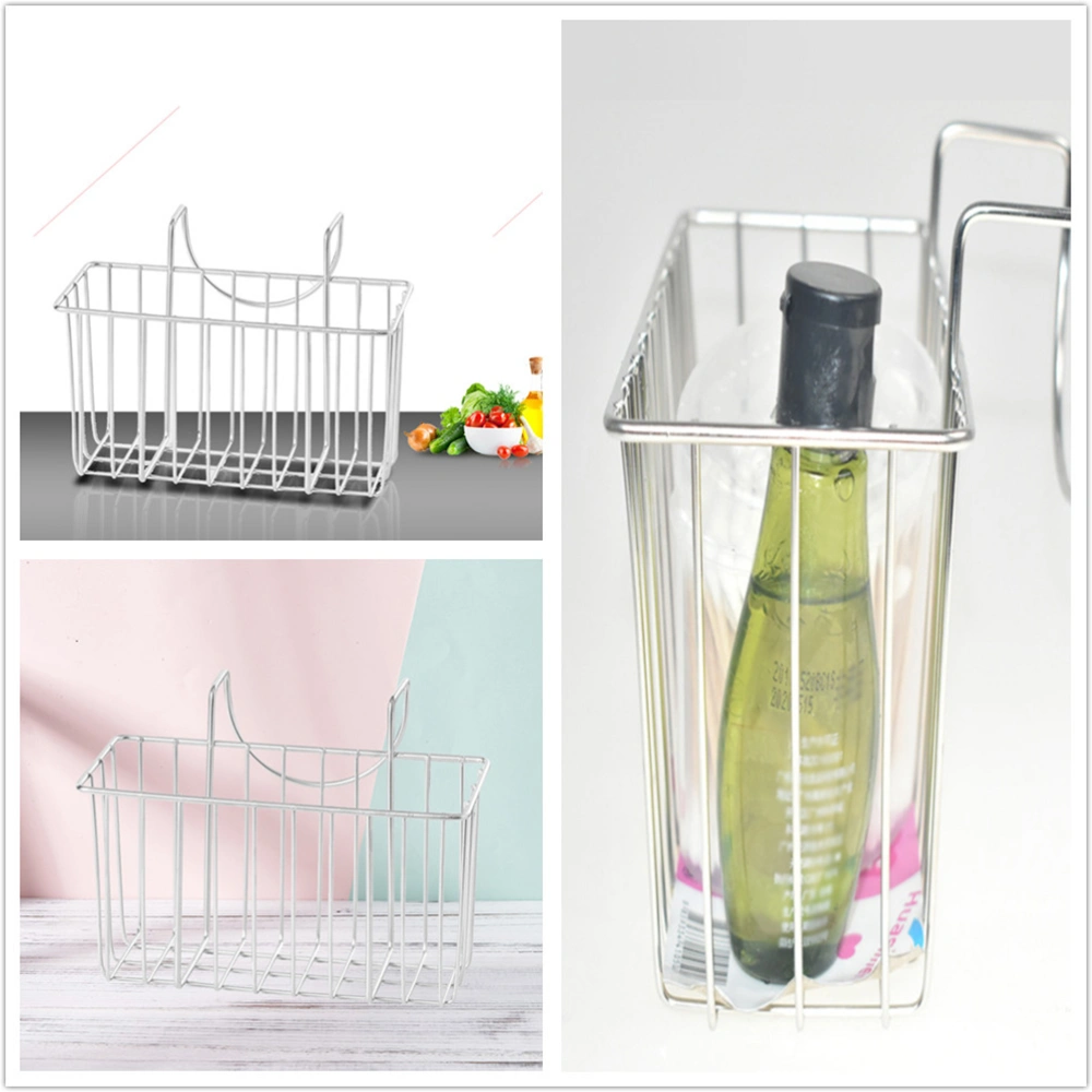 Kitchen Storage Holder Stainless Steel Sink Storage Hanging Basket Faucet Shelf Sponge Drain Rack