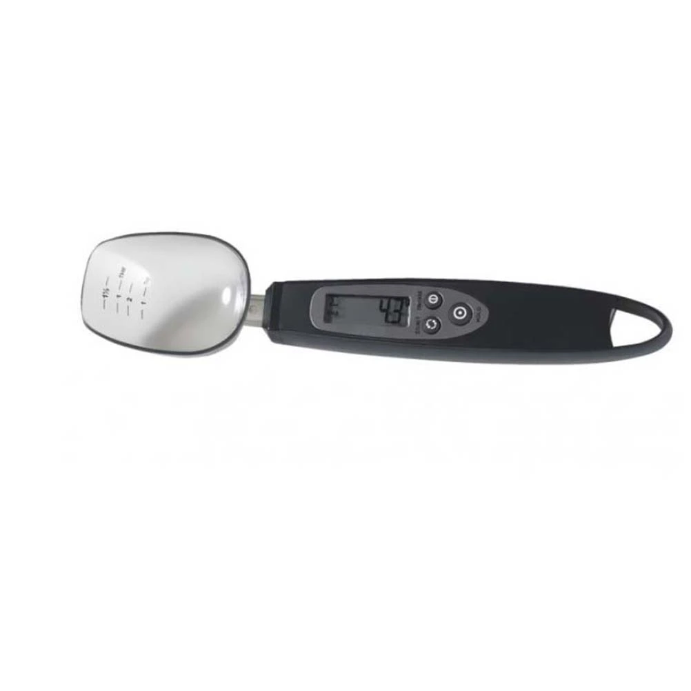 1pc Household Kitchen Electronic Digital Innovative Spoon Scale Measuring Spoon Food Weight Scale for Home (500g/0.1g Black)
