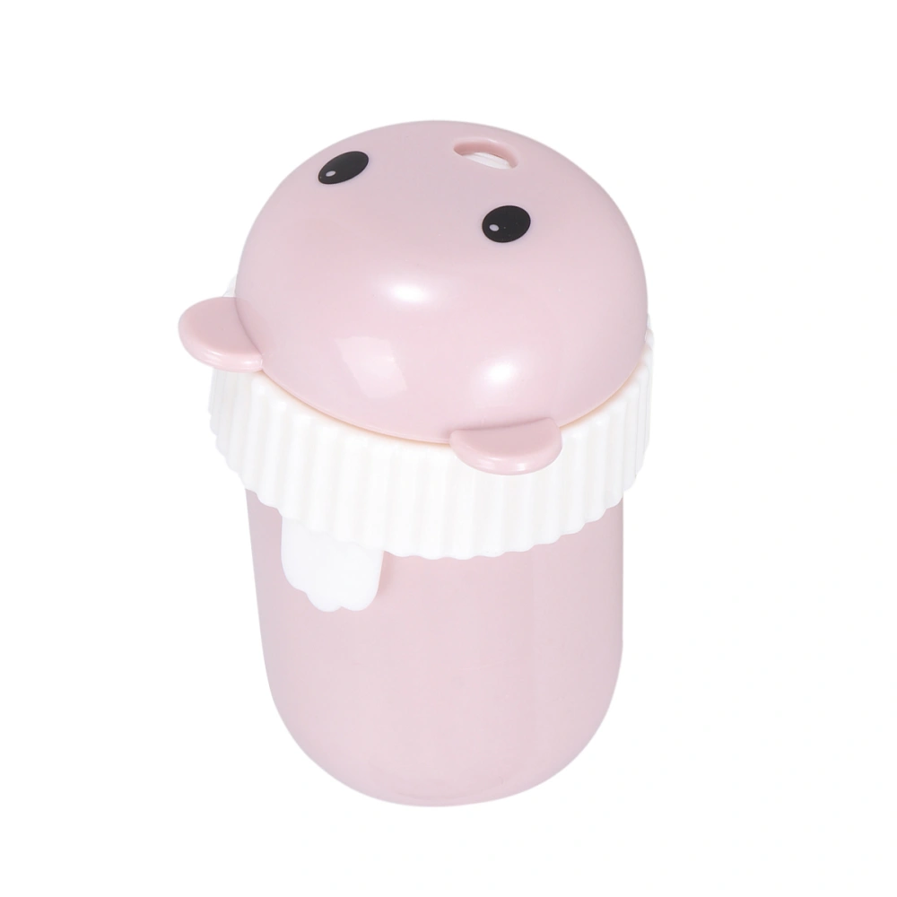 Bear Shape Toothpick Box Plastic Cartoon Toothpick Holder Case Dispenser Table Decoration(Pink)