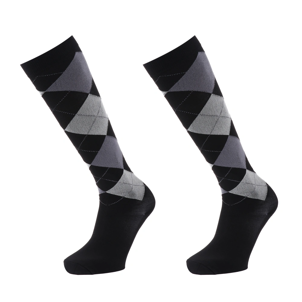 1 Pair of Unisex Running Breathable Cotton Polyester Socks Knee High Socks(L/XL)