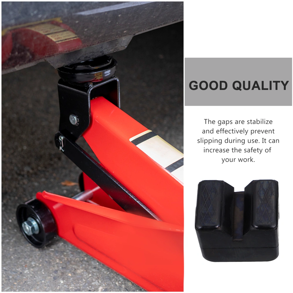 2pcs Auto Lift Jack Stand Rubber Pad Rubber Floor Jack Pad Frame Rail Adapter