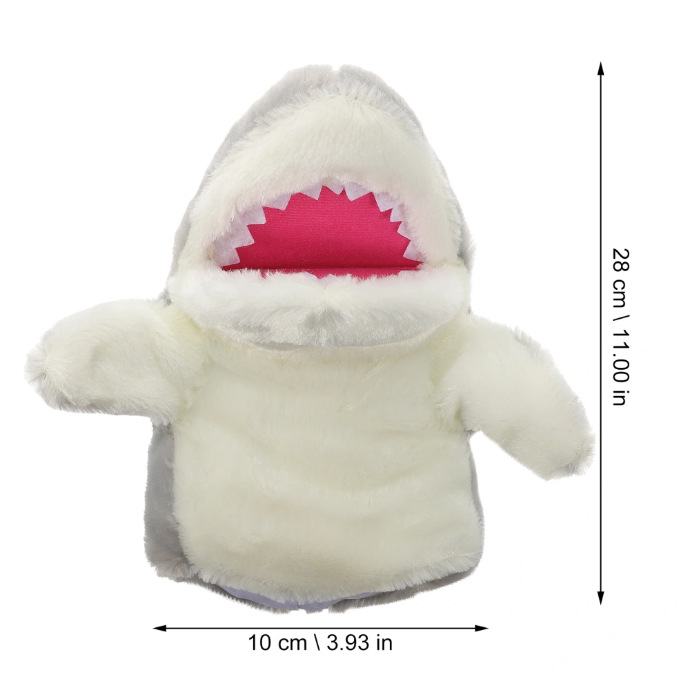 Shark Hand Puppet Funny Plush Hand Puppet Toy Lovely Cartoon Hand Puppet