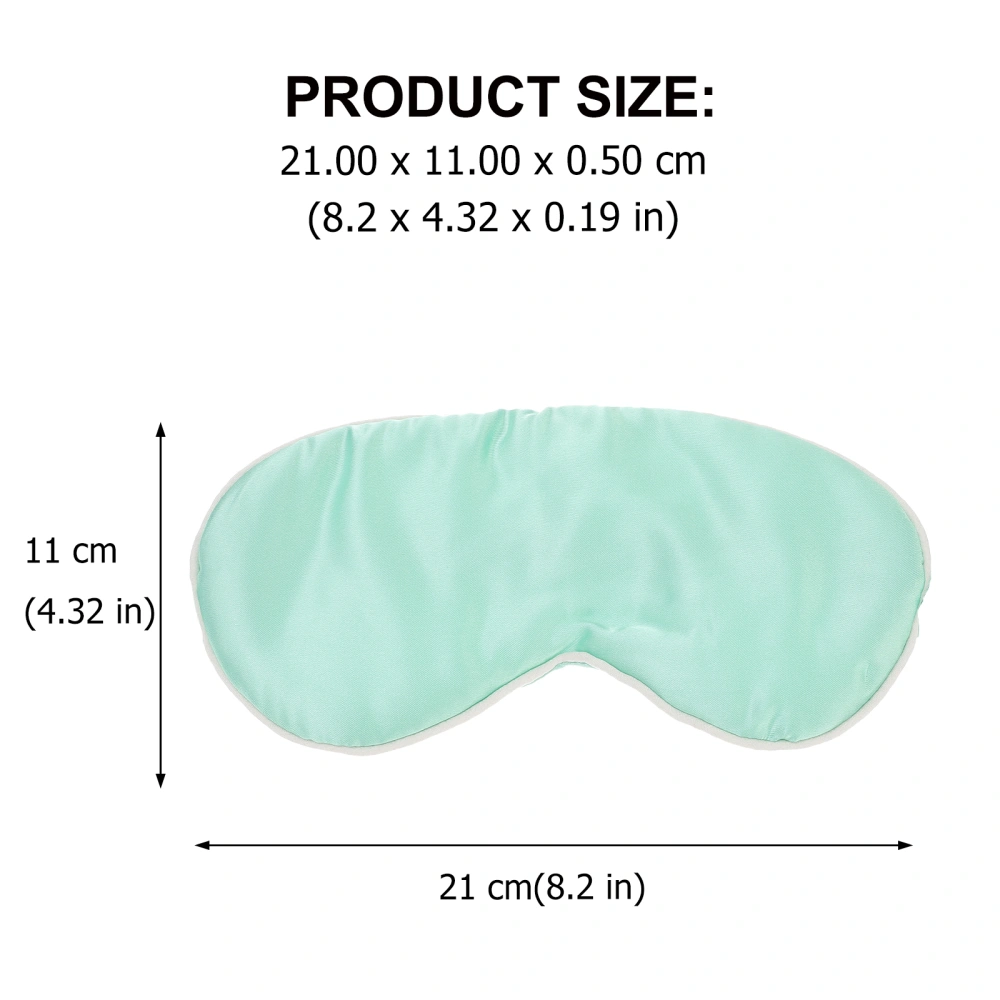 Imitation Mulberry Silk Eye Mask Shading Sleep Cotton Goggles Eye Mask Sleep Mask Eye Cover Health Care