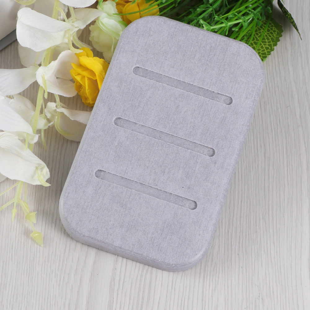 2pcs Bathroom Soap Pad Diatomite Soap Dish Pad Skid Resistance Soap Pad Water Absorption Quick Dry Soap Pad