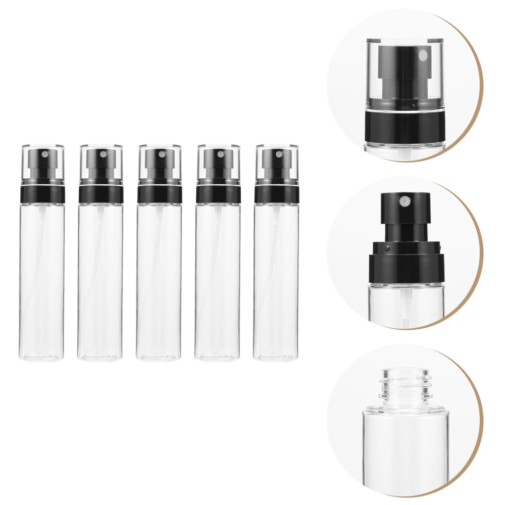 5pcs 100ml Empty Dispenser Bottles Reusable Perfume Bottles Storage Containers