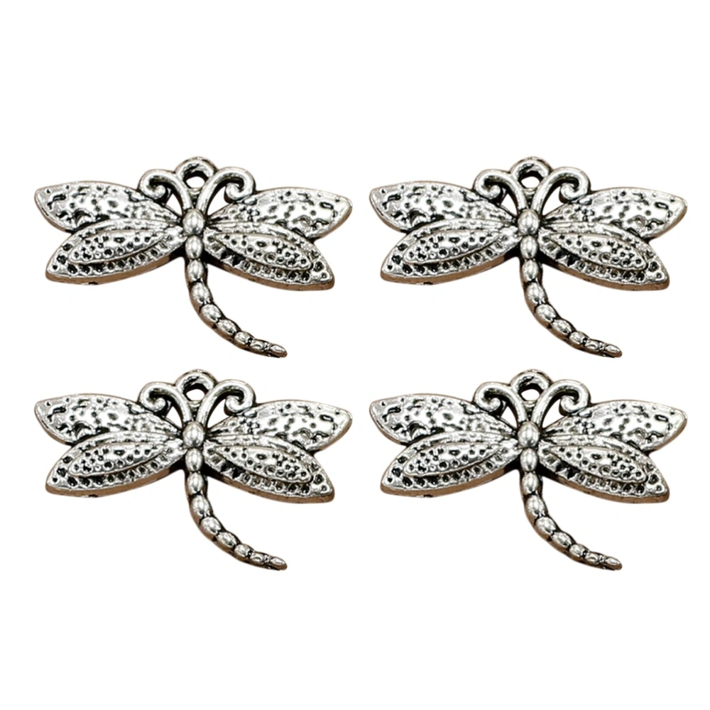 20pcs Alloy Fashion Dragonfly Pendants Charms DIY Jewelry Making Accessory for Necklace Bracelet (Antique Silver)