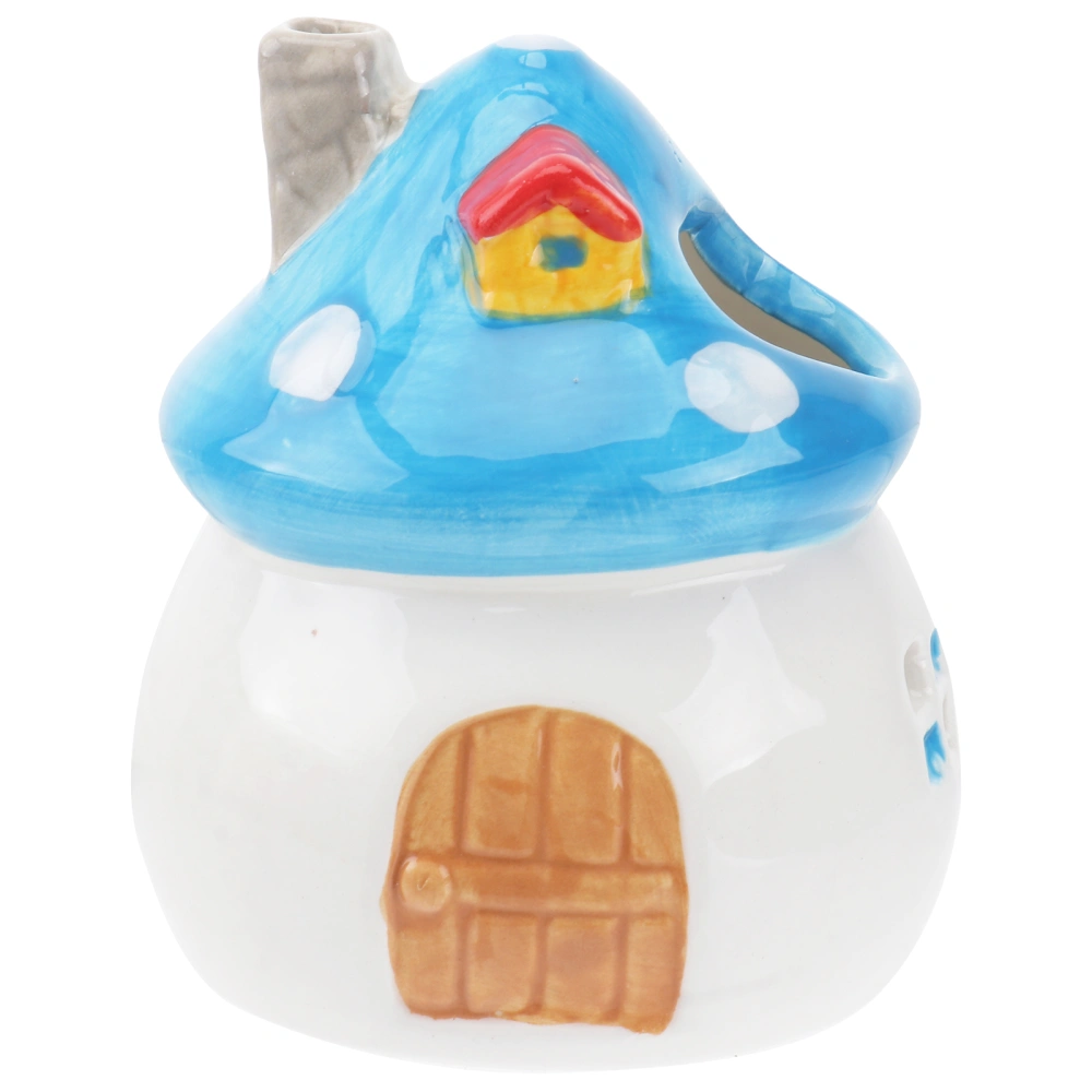 Lovely Hamster House Ceramic Hideout Hut Small Animals Nesting Habitat Cage