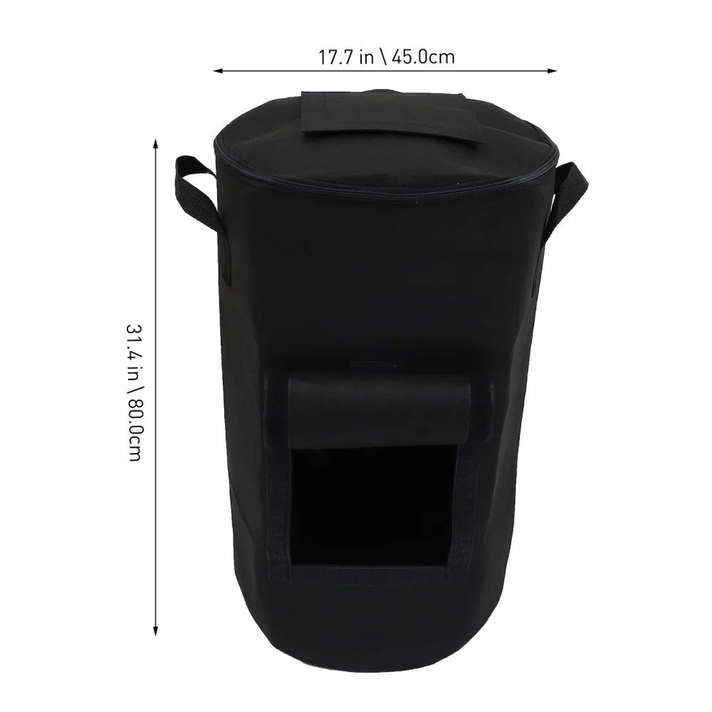 1 Pc Creative Garden Compost Bag Durable Compost Fermentation Bag (Black)