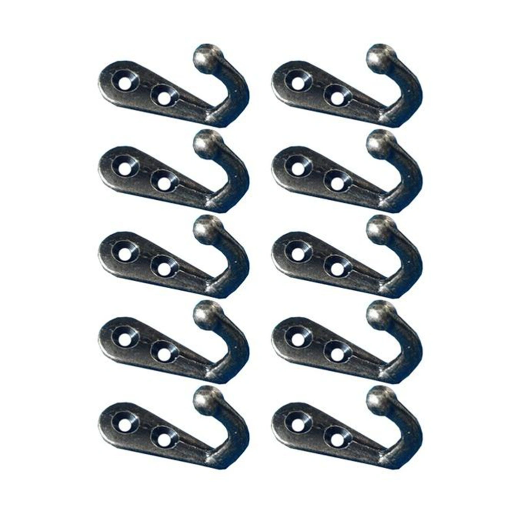 10pcs Coat Hooks Heavy Duty Wall Mounted Hanger Antique Closet Hooks for Towel Clothes