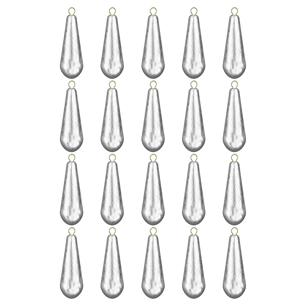 20pcs Fishing Baits Fishing Sinker Fishing Supplies Fishing Special Lead Weights