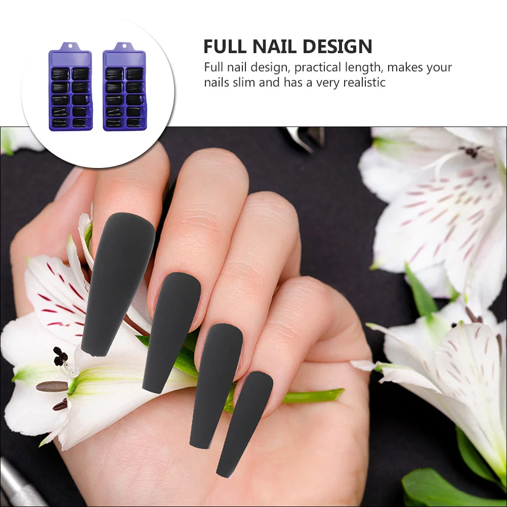200pcs Press on Nails False Nails Artificial Nail Tips Ballerina Fake Nails