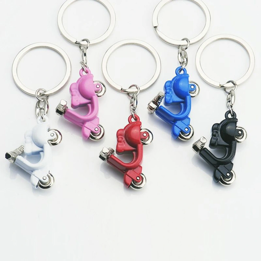 Italian Motorcycle Colorful Keychain Creative Metal Alloy Motorcycle Keyring Fashionable Gift Hanging Ornament(Random Color)