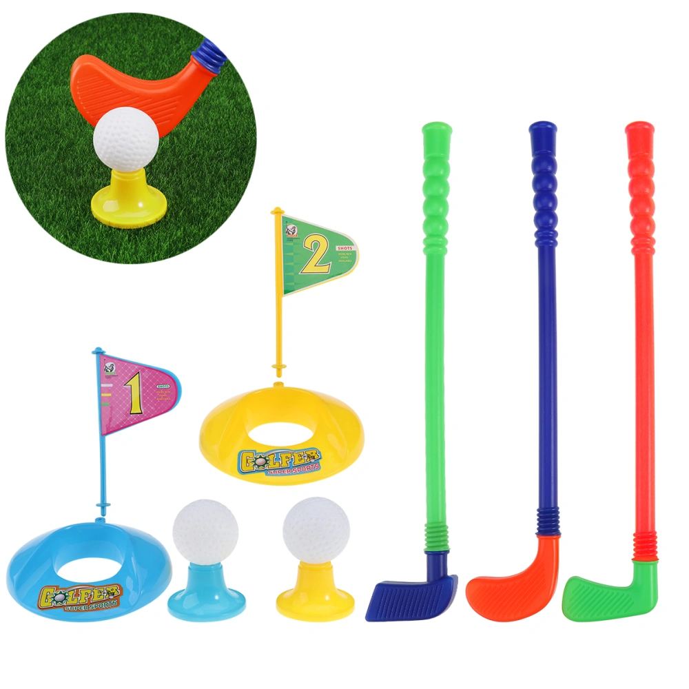 TOYMYTOY Children Kids Colorful Plastic Golfer Toy Set