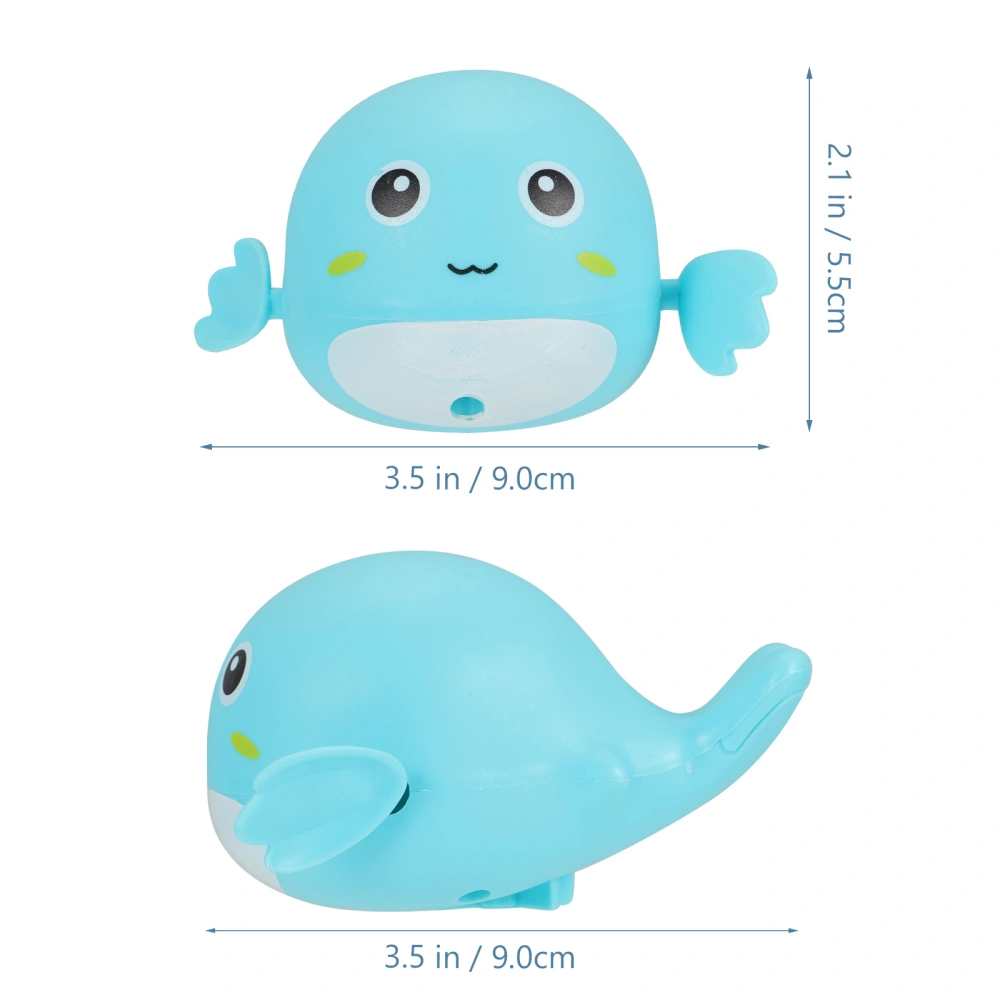 3pcs Cartoon Dolphin Gift Toys Bath Toys Plastic Float Toys (Assorted Color)