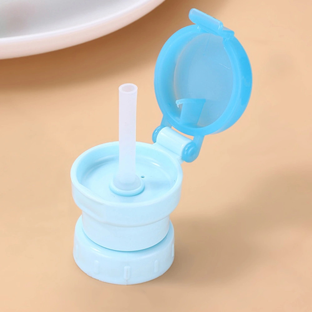 4 pcs Kids Water Bottle Topper Water Bottle Caps Toddlers Water Bottle Adapters with Straws