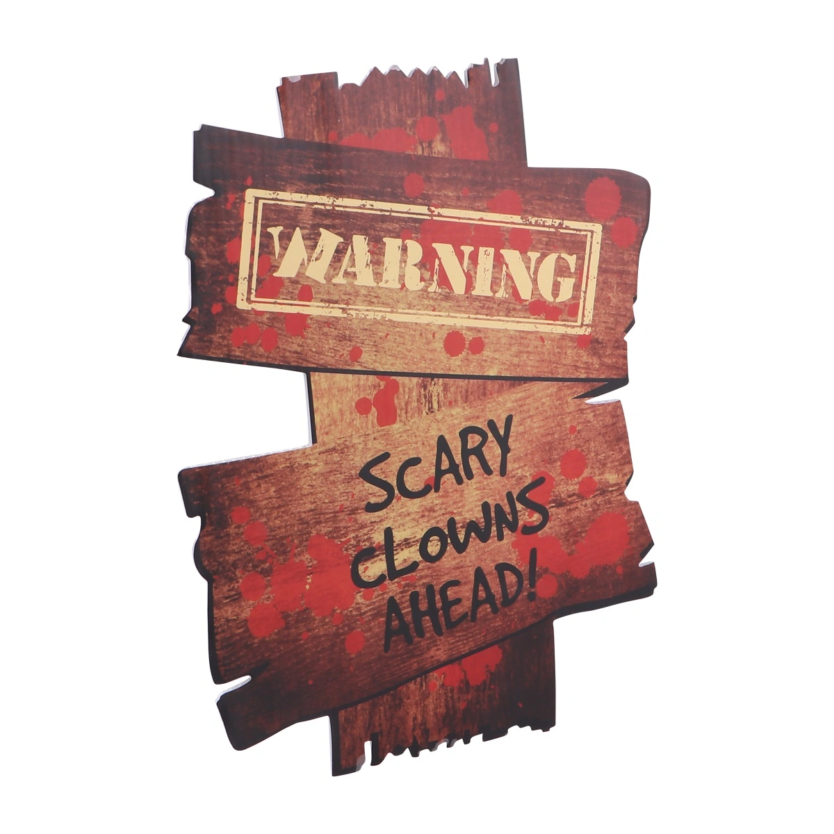 1PC Halloween Sign Lawn Advertising Board Street Signs Guide Halloween Props