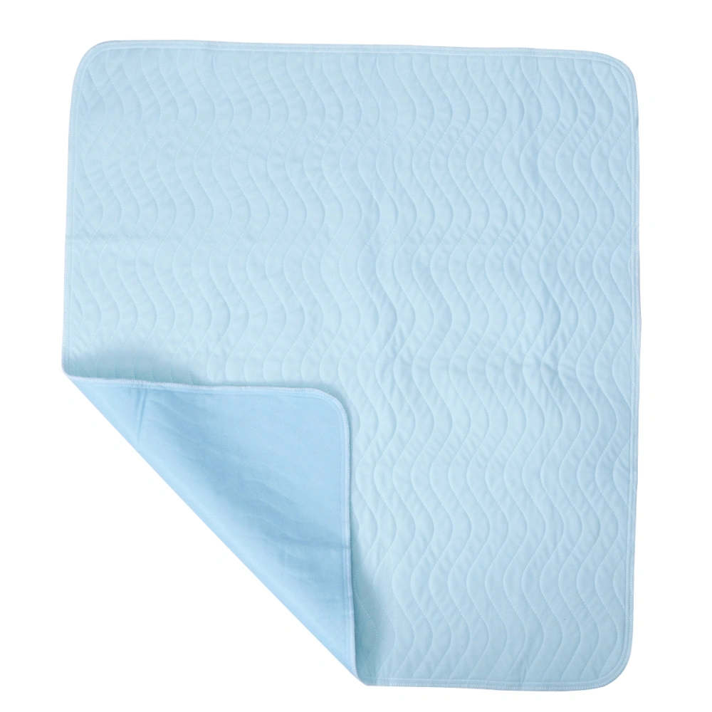 Incontinence Mattress Pad Super Absorbing and Waterproof Mat for Old People Adults Children Pets 45x60cm (Sky Blue)