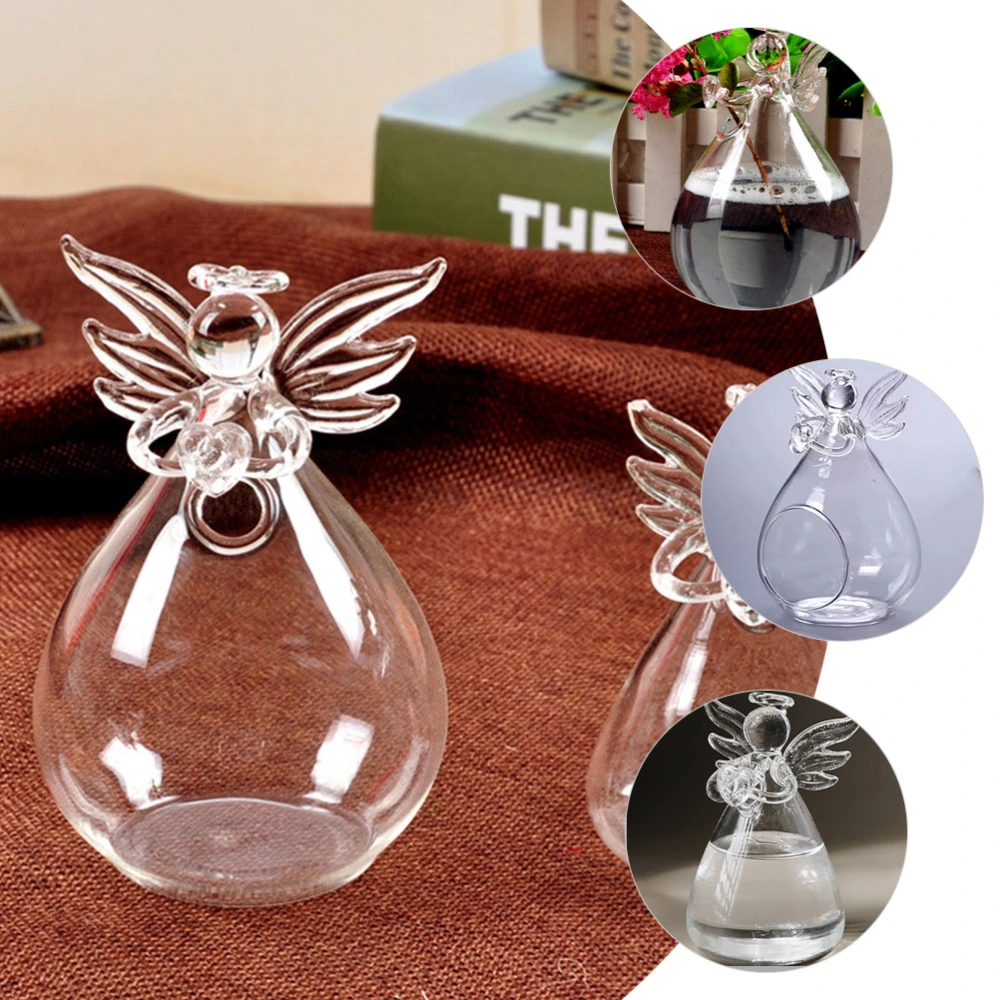 2pcs Creative Flower Bottle Flower Arrangement Vase Hydroponic Plant Glass Vase